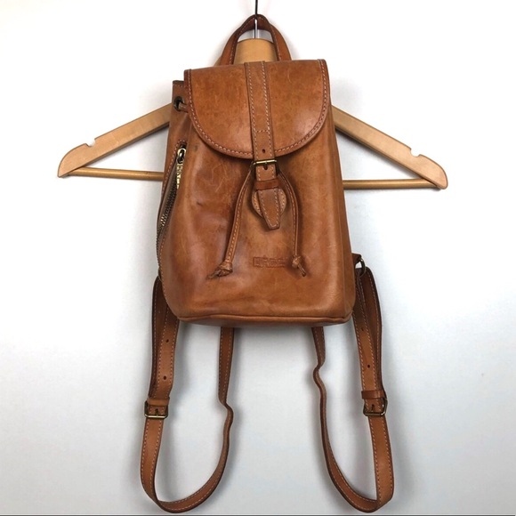 Vintage Handbags - BREE  Leather Backpack Vintage Small